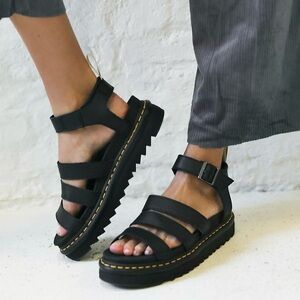 Dr. Martens Black Sandals